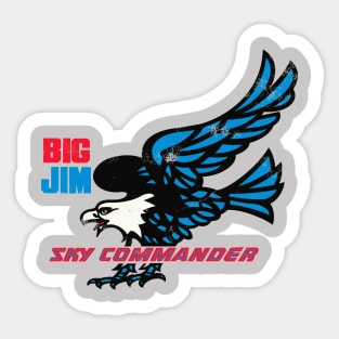 Vintage Big Jim Sky Commander Sticker